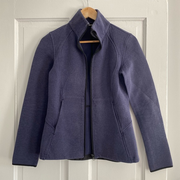 Lululemon Women’s Zip Up Scuba Purple Jacket 4 - Picture 2 of 3